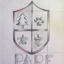 Boceto del Escudo PARE